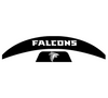 Atlanta Falcons MIDI Mid Size SpeedFlex Football Helmet Front & Back Bumper Decal Set - Pick Color