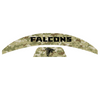 Atlanta Falcons MIDI Mid Size SpeedFlex Football Helmet Front & Back Bumper Decal Set - Pick Color