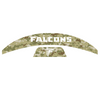Atlanta Falcons MIDI Mid Size SpeedFlex Football Helmet Front & Back Bumper Decal Set - Pick Color