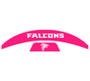 Atlanta Falcons MIDI Mid Size SpeedFlex Football Helmet Front & Back Bumper Decal Set - Pick Color