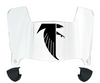 Atlanta Falcons Retro Throwback Mini Football Helmet Visor Shield w/ Clips - PICK VISOR & LOGO COLOR