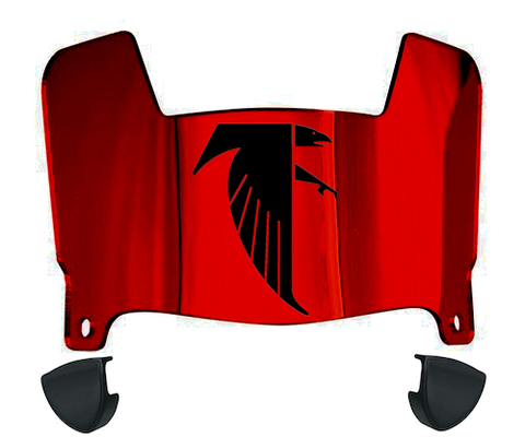 Atlanta Falcons Retro Throwback Mini Football Helmet Visor Shield w/ Clips - PICK VISOR & LOGO COLOR