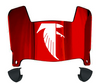 Atlanta Falcons Retro Throwback Mini Football Helmet Visor Shield w/ Clips - PICK VISOR & LOGO COLOR