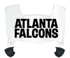 Atlanta Falcons Retro Throwback Mini Football Helmet Visor Shield w/ Clips - PICK VISOR & LOGO COLOR