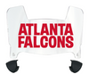 Atlanta Falcons Retro Throwback Mini Football Helmet Visor Shield w/ Clips - PICK VISOR & LOGO COLOR