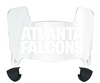 Atlanta Falcons Retro Throwback Mini Football Helmet Visor Shield w/ Clips - PICK VISOR & LOGO COLOR