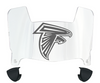 Atlanta Falcons Mini Football Helmet Visor Shield w/ Clips - PICK VISOR & LOGO COLOR