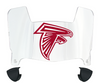 Atlanta Falcons Mini Football Helmet Visor Shield w/ Clips - PICK VISOR & LOGO COLOR
