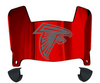 Atlanta Falcons Mini Football Helmet Visor Shield w/ Clips - PICK VISOR & LOGO COLOR