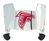 Atlanta Falcons Mini Football Helmet Visor Shield w/ Clips - PICK VISOR & LOGO COLOR