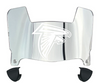 Atlanta Falcons Mini Football Helmet Visor Shield w/ Clips - PICK VISOR & LOGO COLOR