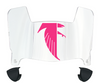 Atlanta Falcons Limited Edition Mini Football Helmet Visor Shield w/ Clips - PICK VISOR & LOGO COLOR