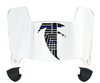 Atlanta Falcons Limited Edition Mini Football Helmet Visor Shield w/ Clips - PICK VISOR & LOGO COLOR