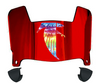 Atlanta Falcons Limited Edition Mini Football Helmet Visor Shield w/ Clips - PICK VISOR & LOGO COLOR