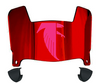 Atlanta Falcons Limited Edition Mini Football Helmet Visor Shield w/ Clips - PICK VISOR & LOGO COLOR