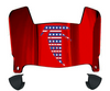 Atlanta Falcons Limited Edition Mini Football Helmet Visor Shield w/ Clips - PICK VISOR & LOGO COLOR
