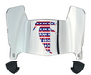 Atlanta Falcons Limited Edition Mini Football Helmet Visor Shield w/ Clips - PICK VISOR & LOGO COLOR