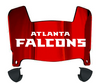 Atlanta Falcons Mini Football Helmet Visor Shield w/ Clips - PICK VISOR & LOGO COLOR