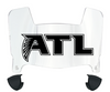 Atlanta Falcons Mini Football Helmet Visor Shield w/ Clips - PICK VISOR & LOGO COLOR