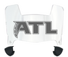 Atlanta Falcons Mini Football Helmet Visor Shield w/ Clips - PICK VISOR & LOGO COLOR
