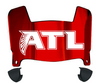 Atlanta Falcons Mini Football Helmet Visor Shield w/ Clips - PICK VISOR & LOGO COLOR