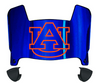 Auburn Tigers Mini Football Helmet Visor Shield w/ Clips - PICK VISOR & LOGO COLOR