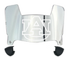 Auburn Tigers Mini Football Helmet Visor Shield w/ Clips - PICK VISOR & LOGO COLOR