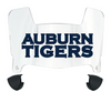 Auburn Tigers Mini Football Helmet Visor Shield w/ Clips - PICK VISOR & LOGO COLOR