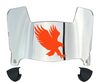 Auburn Tigers Mini Football Helmet Visor Shield w/ Clips - PICK VISOR & LOGO COLOR
