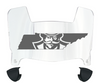Austin Peay Governors Mini Football Helmet Visor Shield w/ Clips - PICK VISOR & LOGO COLOR