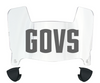 Austin Peay Governors Mini Football Helmet Visor Shield w/ Clips - PICK VISOR & LOGO COLOR