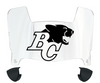 BC Lions Mini Football Helmet Visor Shield w/ Clips - PICK VISOR & LOGO COLOR