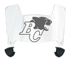 BC Lions Mini Football Helmet Visor Shield w/ Clips - PICK VISOR & LOGO COLOR