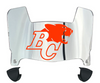 BC Lions Mini Football Helmet Visor Shield w/ Clips - PICK VISOR & LOGO COLOR