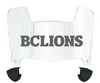 BC Lions Mini Football Helmet Visor Shield w/ Clips - PICK VISOR & LOGO COLOR