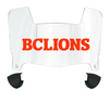 BC Lions Mini Football Helmet Visor Shield w/ Clips - PICK VISOR & LOGO COLOR