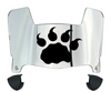 BC Lions Mini Football Helmet Visor Shield w/ Clips - PICK VISOR & LOGO COLOR