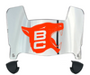 BC Lions Mini Football Helmet Visor Shield w/ Clips - PICK VISOR & LOGO COLOR