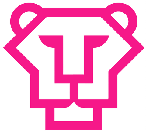 BYU Brigham Young Cougars Hot Pink Retro Throwback Logo Premium DieCut Vinyl Decal PICK SIZE