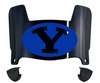 BYU Brigham Young Cougars Mini Football Helmet Visor Shield w/ Clips - PICK VISOR & LOGO COLOR