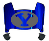 BYU Brigham Young Cougars Mini Football Helmet Visor Shield w/ Clips - PICK VISOR & LOGO COLOR