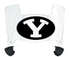 BYU Brigham Young Cougars Mini Football Helmet Visor Shield w/ Clips - PICK VISOR & LOGO COLOR