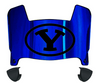 BYU Brigham Young Cougars Mini Football Helmet Visor Shield w/ Clips - PICK VISOR & LOGO COLOR