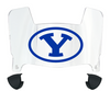 BYU Brigham Young Cougars Mini Football Helmet Visor Shield w/ Clips - PICK VISOR & LOGO COLOR