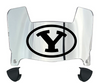 BYU Brigham Young Cougars Mini Football Helmet Visor Shield w/ Clips - PICK VISOR & LOGO COLOR