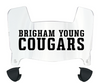 BYU Brigham Young Cougars Mini Football Helmet Visor Shield w/ Clips - PICK VISOR & LOGO COLOR