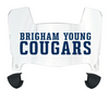 BYU Brigham Young Cougars Mini Football Helmet Visor Shield w/ Clips - PICK VISOR & LOGO COLOR