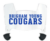 BYU Brigham Young Cougars Mini Football Helmet Visor Shield w/ Clips - PICK VISOR & LOGO COLOR