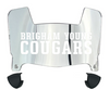 BYU Brigham Young Cougars Mini Football Helmet Visor Shield w/ Clips - PICK VISOR & LOGO COLOR