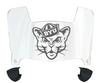 BYU Brigham Young Cougars Mini Football Helmet Visor Shield w/ Clips - PICK VISOR & LOGO COLOR